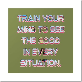 train mind good Posters and Art